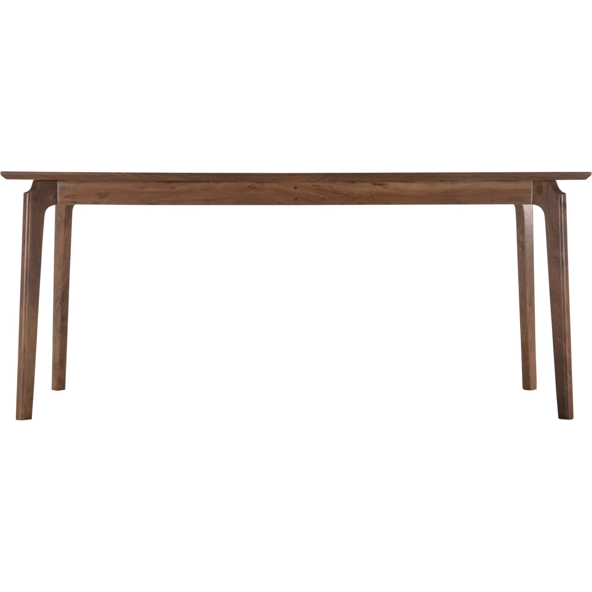 Kenzo 71" Dining Table by LH Imports. Made from mango in a modern style.
