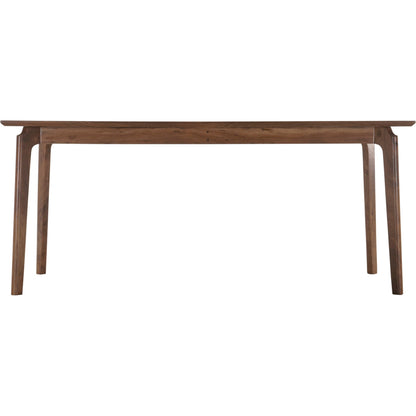 Kenzo 71" Dining Table by LH Imports. Made from mango in a modern style.