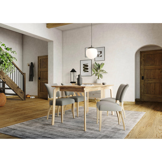 Kenzo 60" Dining Table by LH Imports. Made from mango in a modern style.