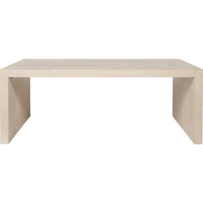 Kenneth Coffee Table by Worlds Away in cerused oak. Made from oak solids, oak veneer, mdf in a cottage & farmhouse style.