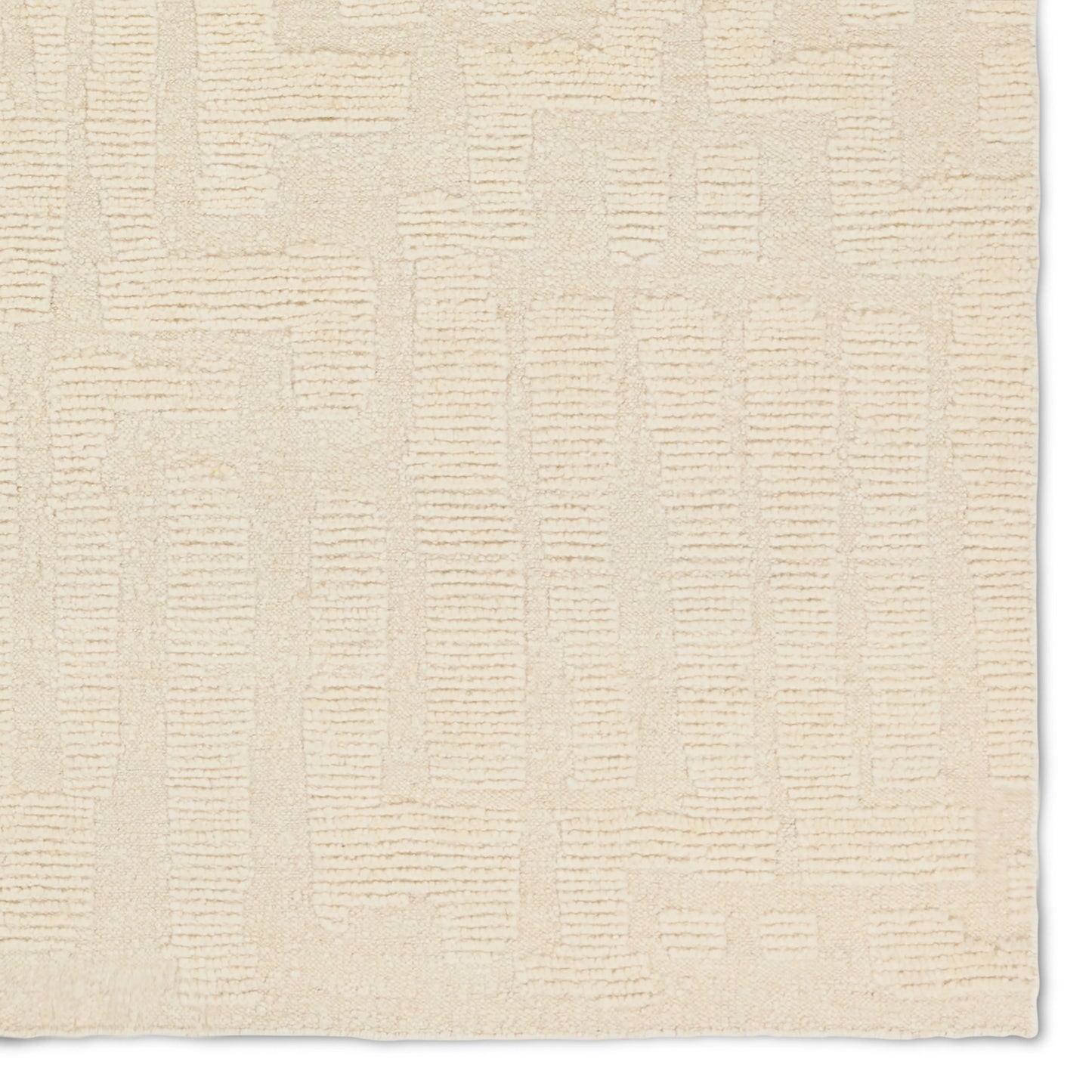 003 SI-2062381,SI-2062382,SI-2062383,SI-2062384 | Closeup | Keoka KEO10 Rug by Jaipur Living in cream. Made from 100% wool in a unique style.
