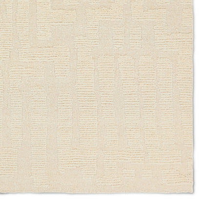Keoka KEO10 Rug by Jaipur Living in cream. Made from 100% wool in a unique style.