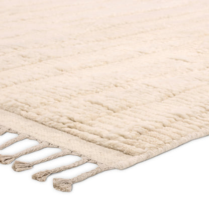 Keoka Quest KEO11 Rug by Jaipur Living in cream. Made from 90% wool, 10% cotton in a unique style.