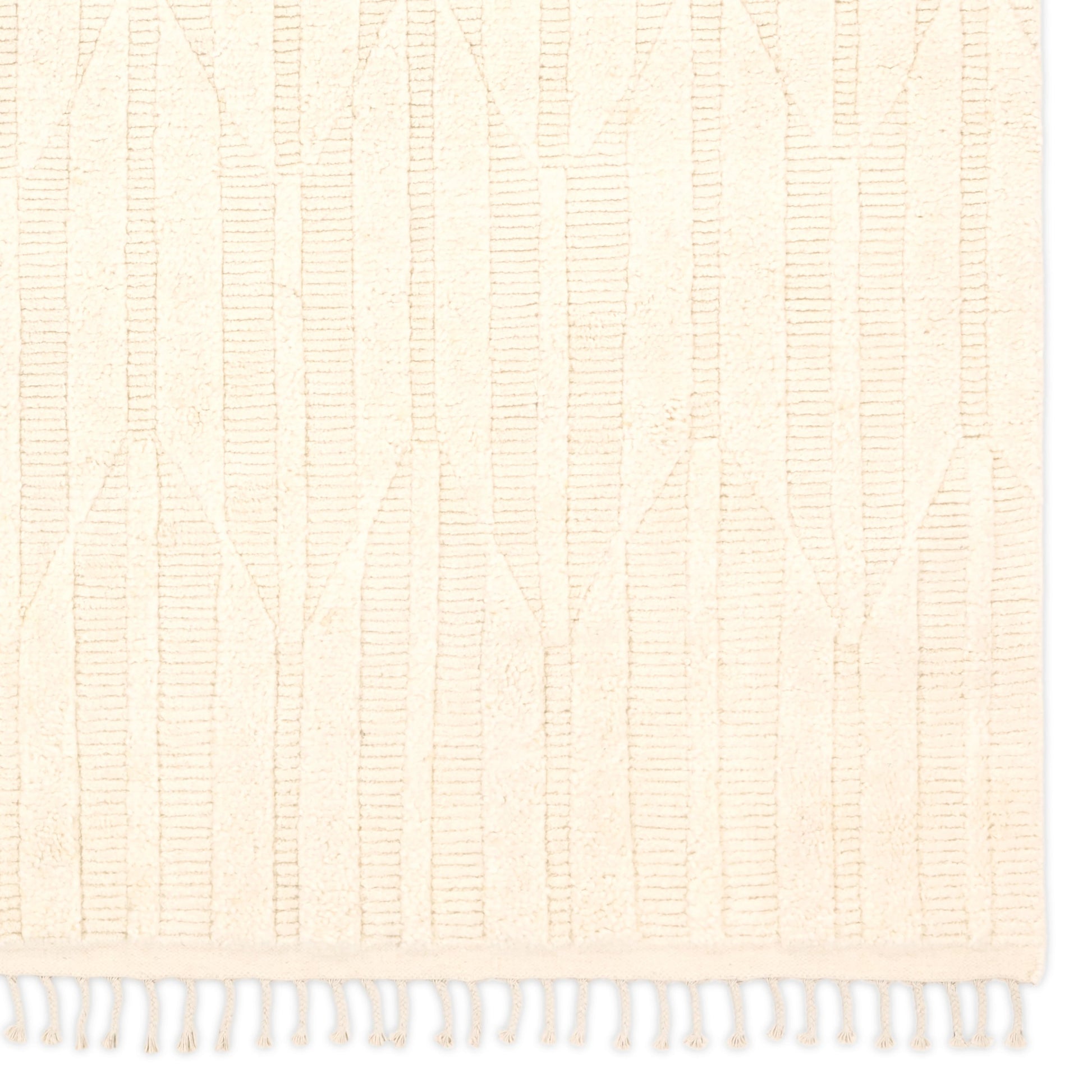Keoka Quest KEO11 Rug by Jaipur Living in cream. Made from 90% wool, 10% cotton in a unique style.