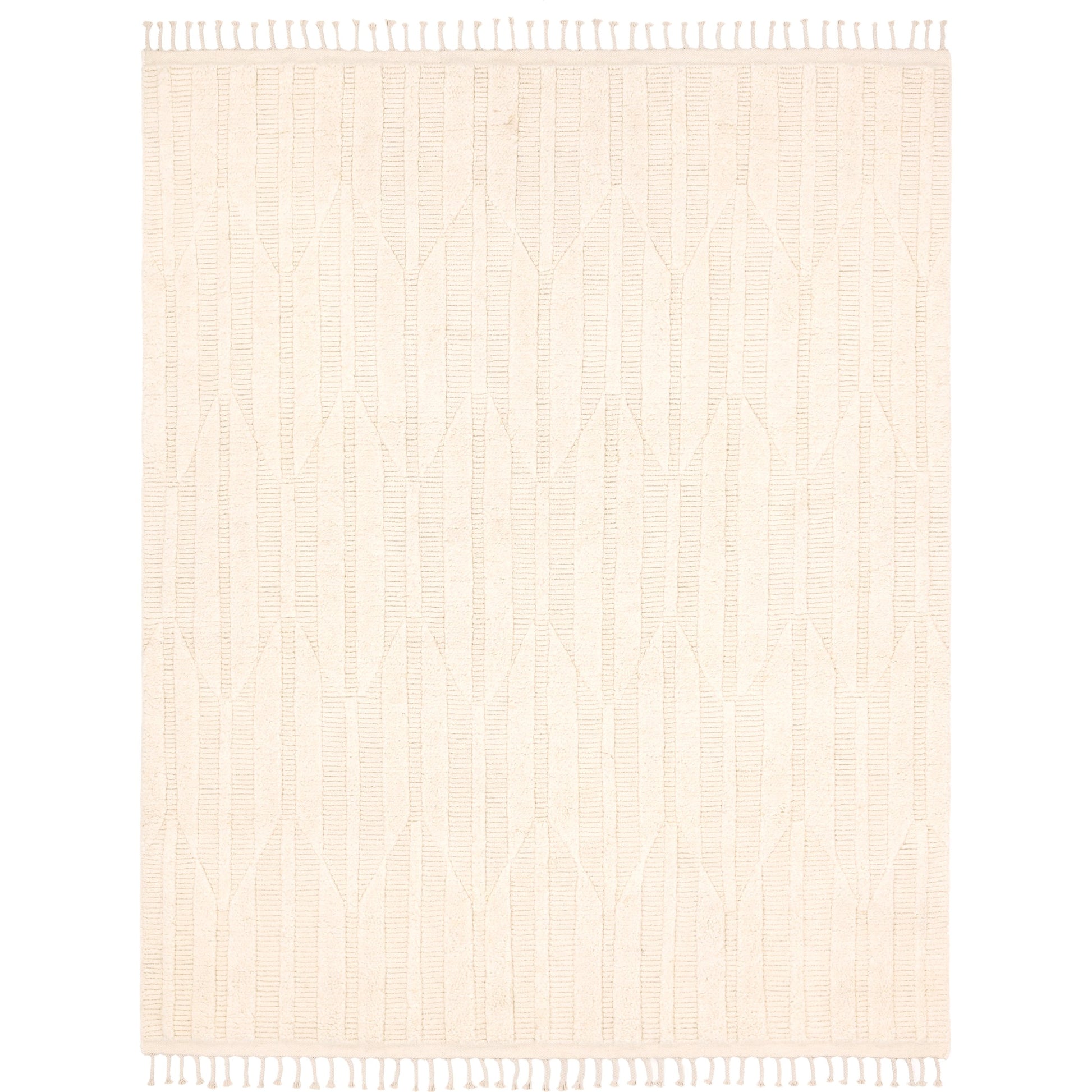 Keoka Quest KEO11 Rug by Jaipur Living in cream. Made from 90% wool, 10% cotton in a unique style.