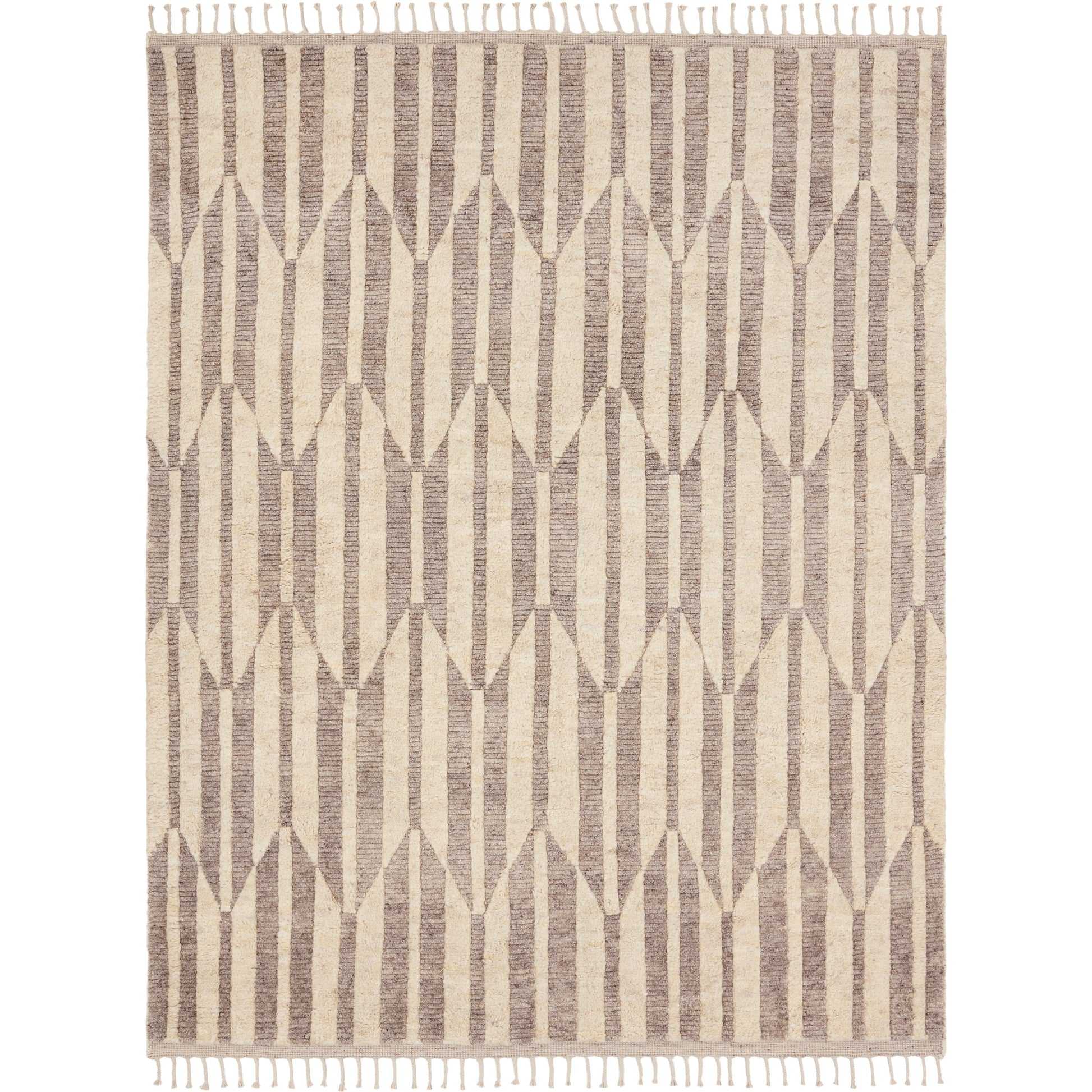 Keoka Quest KEO12 Rug by Jaipur Living in cream, gray. Made from 90% wool, 10% cotton in a unique style.