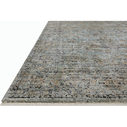 Katherine KES-01 Rug by Jean Stoffer x Loloi in ocean, gold. Made from 100% polyester in a unique style.