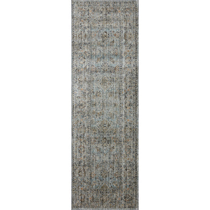 Katherine KES-01 Rug by Jean Stoffer x Loloi in ocean, gold. Made from 100% polyester in a unique style.