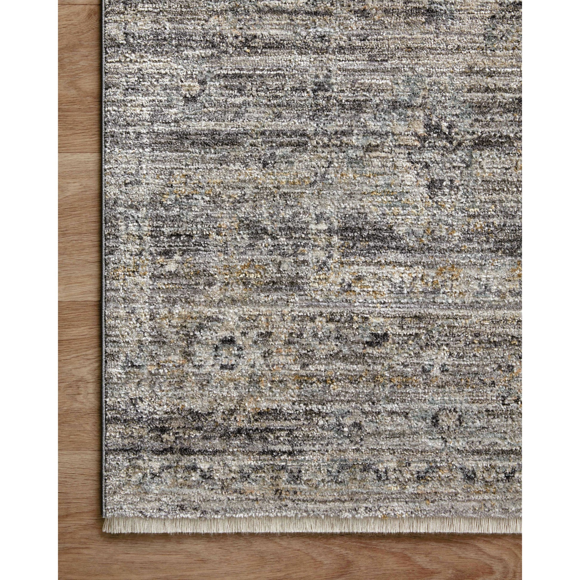 Katherine KES-05 Rug by Jean Stoffer x Loloi in graphite, jade. Made from 100% polyest