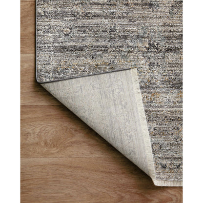 Katherine KES-05 Rug by Jean Stoffer x Loloi in graphite, jade. Made from 100% polyest