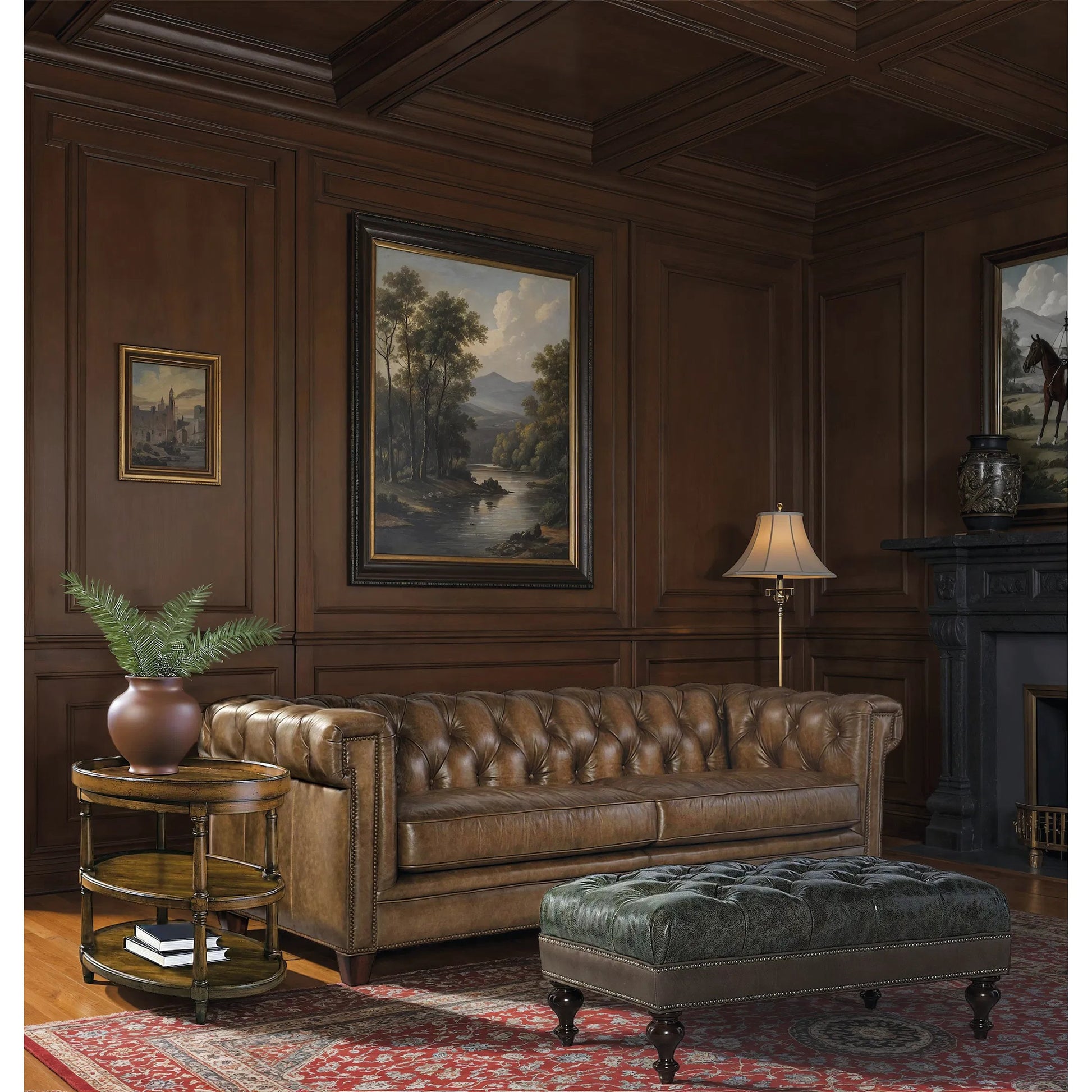 Oval Accent Table by Hooker Furniture in mappa burl. Made from mappa burl veneer in a traditional style.