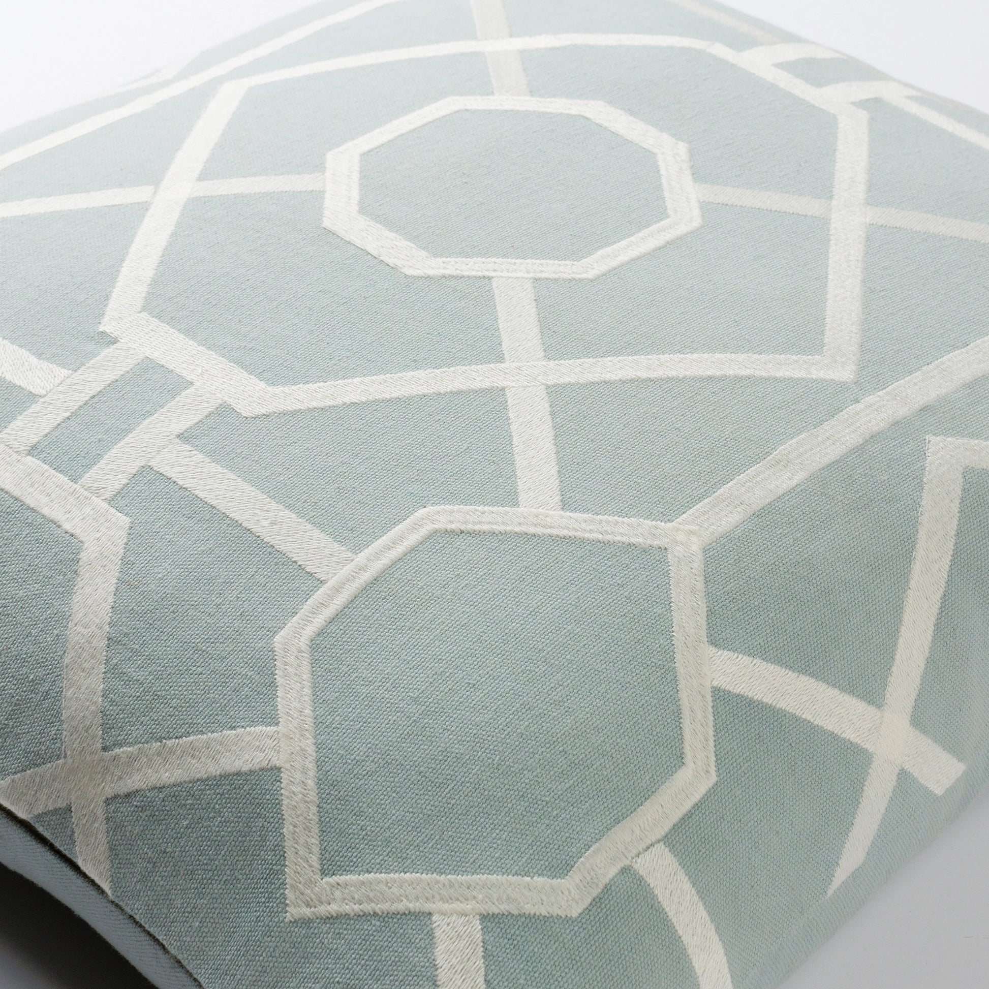 Kingdom Pillow - 20220 by Surya in gray, ivorymain: medium gray, ivory. Made from front: 100% cotton, back: 100% cotton in a modern style.