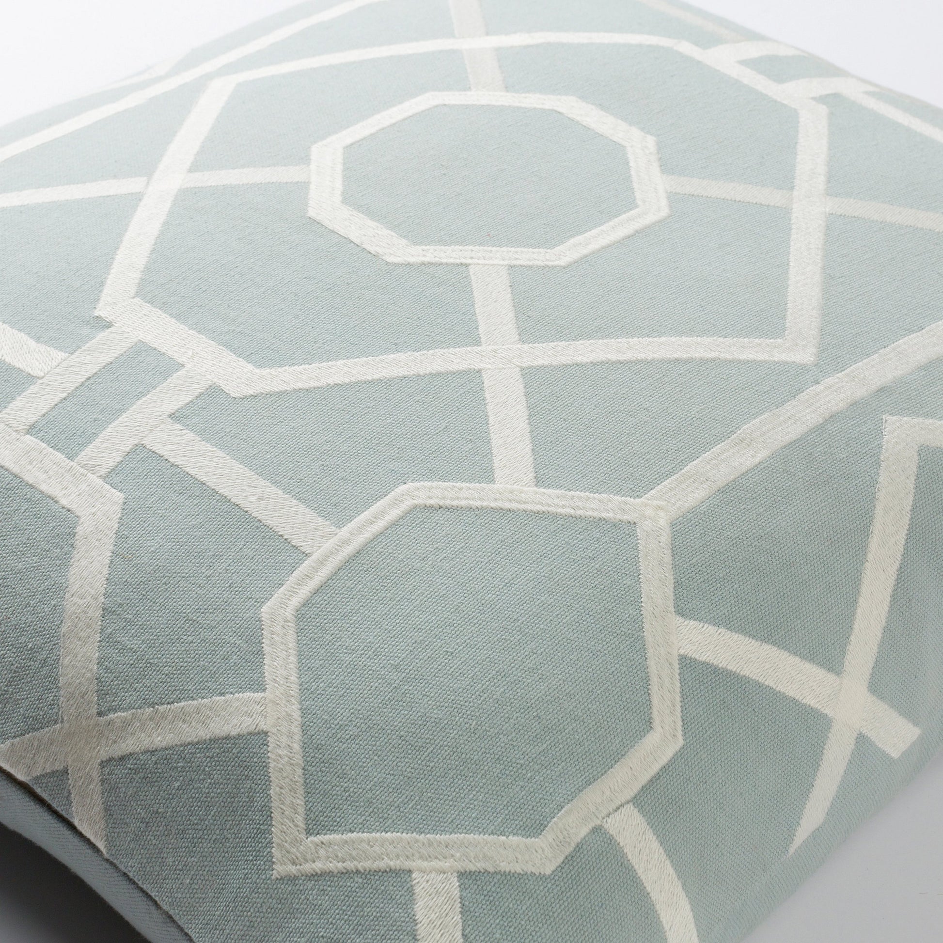 Kingdom Pillow - 20220 by Surya in gray, ivorymain: medium gray, ivory. Made from front: 100% cotton, back: 100% cotton in a modern style.