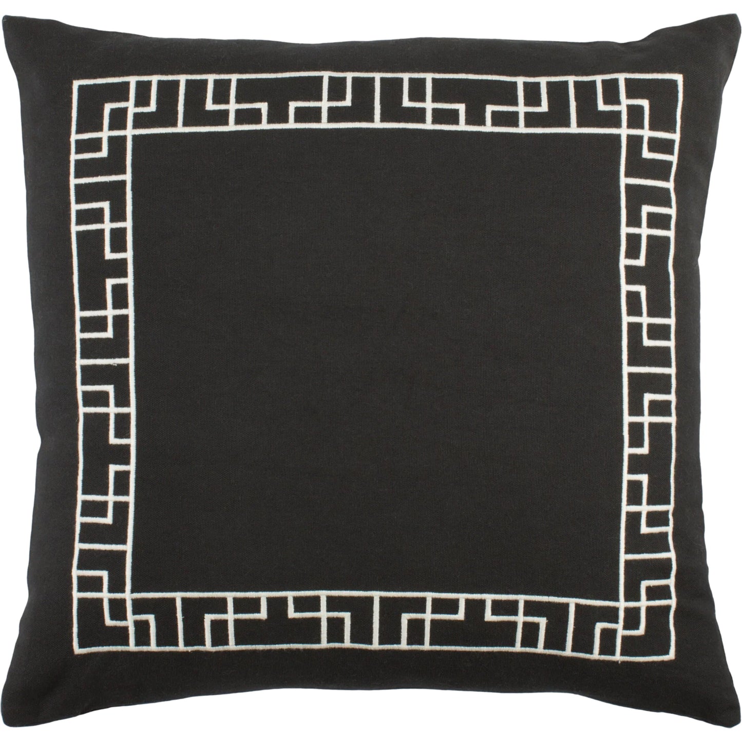 001 SI-2244270,SI-2244271 | Primary Silo | Kingdom Pillow - 10289 by Surya in black. Made from cotton in a modern style.