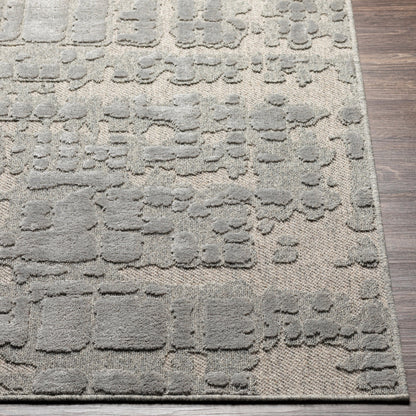 Kingston Rug - 29822 by Livabliss in cream, light beige. Made from 51% viscose, 49% wool in a unique style.