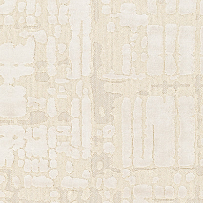 Kingston Rug - 29822 by Livabliss in cream, light beige. Made from 51% viscose, 49% wool in a unique style.