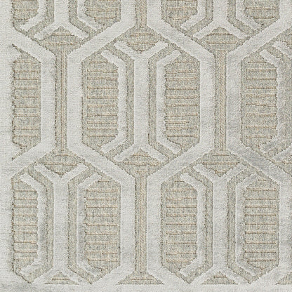 Kingston Rug - 29826 by Livabliss in gray, medium gray. Made from 51% viscose, 49% wool in a unique style.
