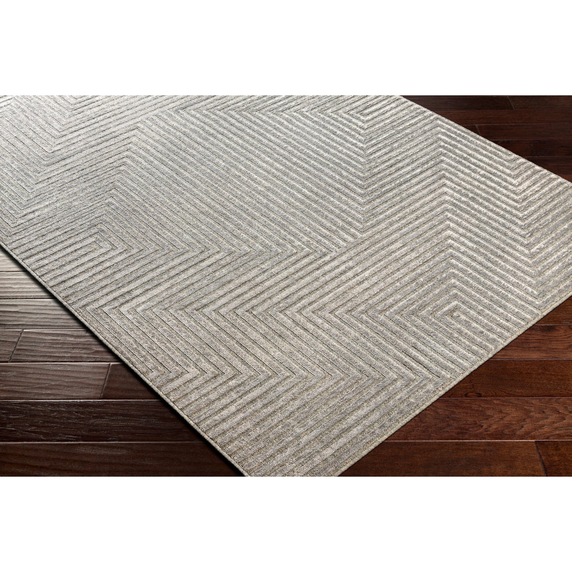 Kingston Rug - 29827 by Livabliss. Made from 51% viscose, 49% wool in a unique style.