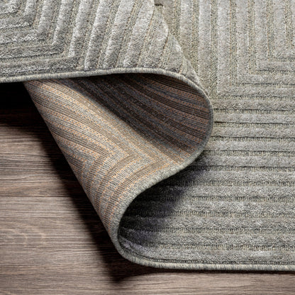 Kingston Rug - 29827 by Livabliss. Made from 51% viscose, 49% wool in a unique style.