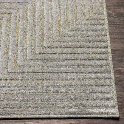 Kingston Rug - 29827 by Livabliss. Made from 51% viscose, 49% wool in a unique style.