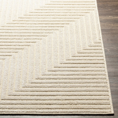 Kingston Rug - 29827 by Livabliss. Made from 51% viscose, 49% wool in a unique style.