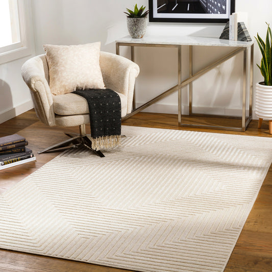 Kingston Rug - 29827 by Livabliss. Made from 51% viscose, 49% wool in a unique style.