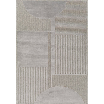 Kingston Rug - 29828 by Livabliss in cream, light beige. Made from 51% viscose, 49% wool in a unique style.
