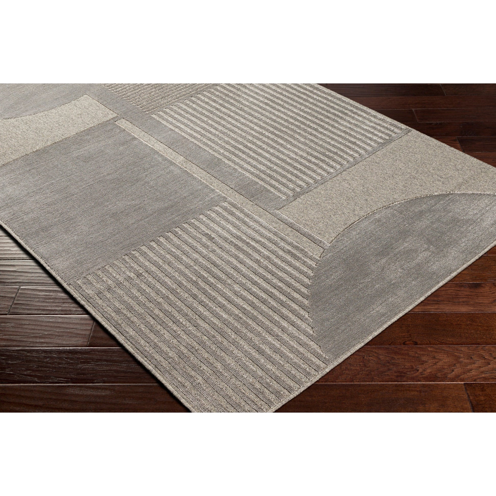 Kingston Rug - 29828 by Livabliss in cream, light beige. Made from 51% viscose, 49% wool in a unique style.