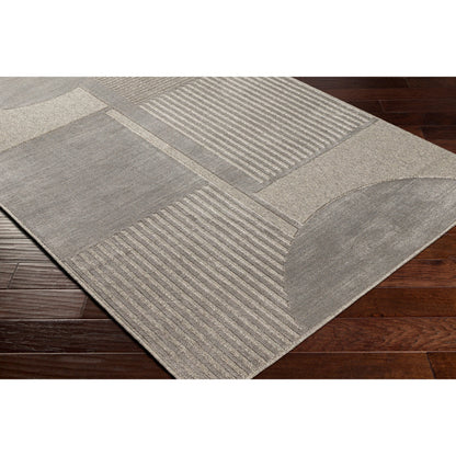 Kingston Rug - 29828 by Livabliss in cream, light beige. Made from 51% viscose, 49% wool in a unique style.