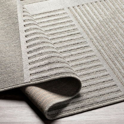Kingston Rug - 29828 by Livabliss in cream, light beige. Made from 51% viscose, 49% wool in a unique style.