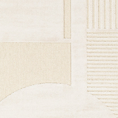 Kingston Rug - 29828 by Livabliss in cream, light beige. Made from 51% viscose, 49% wool in a unique style.