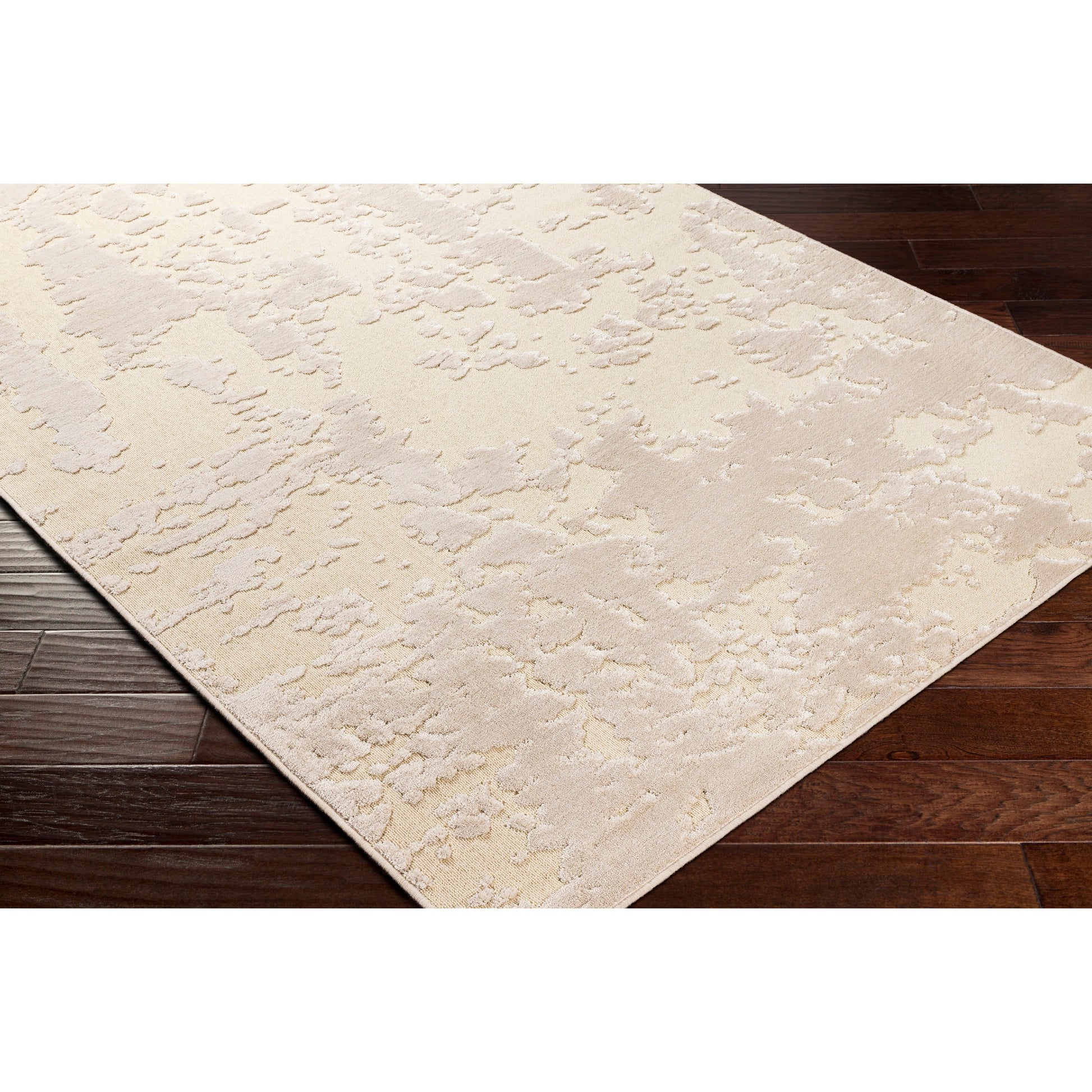 Kingston Rug - 29830 by Livabliss in cream, light beige. Made from 51% viscose, 49% wool in a unique style.
