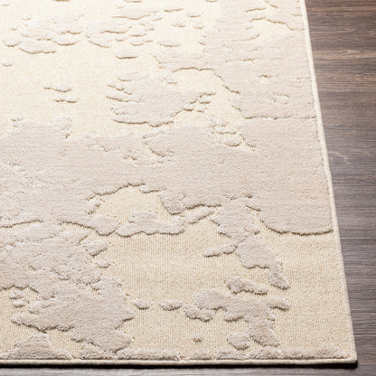 Kingston Rug - 29830 by Livabliss in cream, light beige. Made from 51% viscose, 49% wool in a unique style.