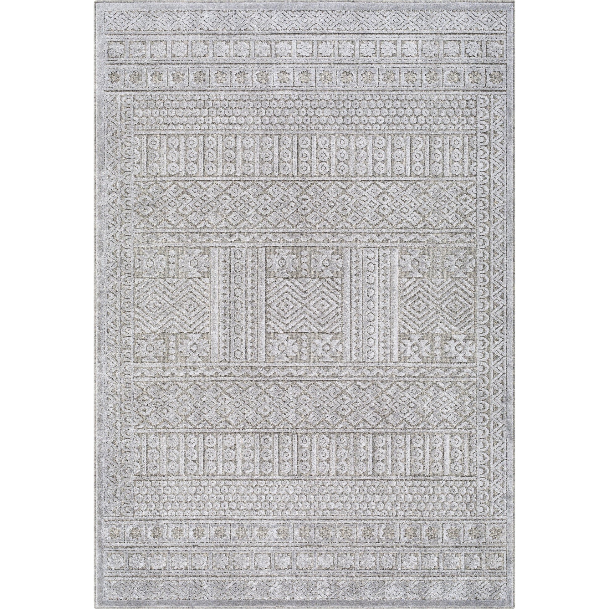 Kingston Rug - 29831 by Livabliss. Made from 51% viscose, 49% wool in a unique style.