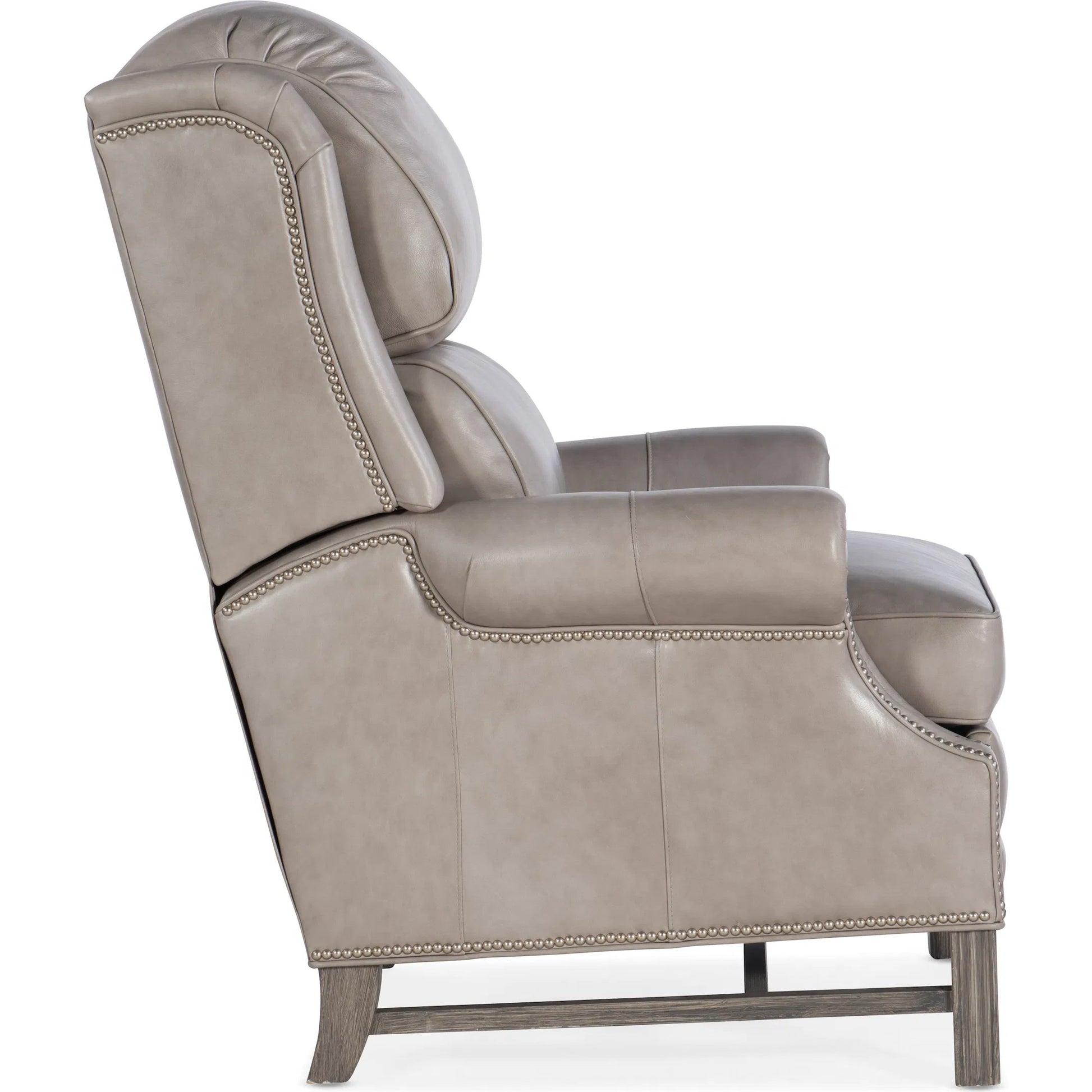 Alta High Leg Reclining Lounger by Bradington-Young by Hooker Furniture. Made from 100% leather in a unique style.