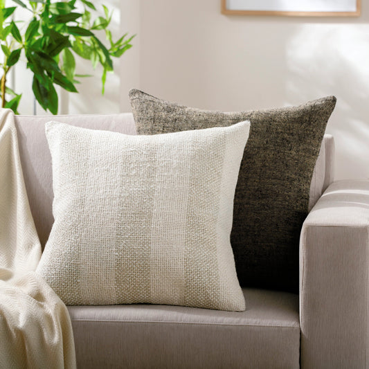 Kesha Pillow - 486146 by Surya. Made from front: 55% linen, 45% cotton, back: 100% cotton in a modern style.