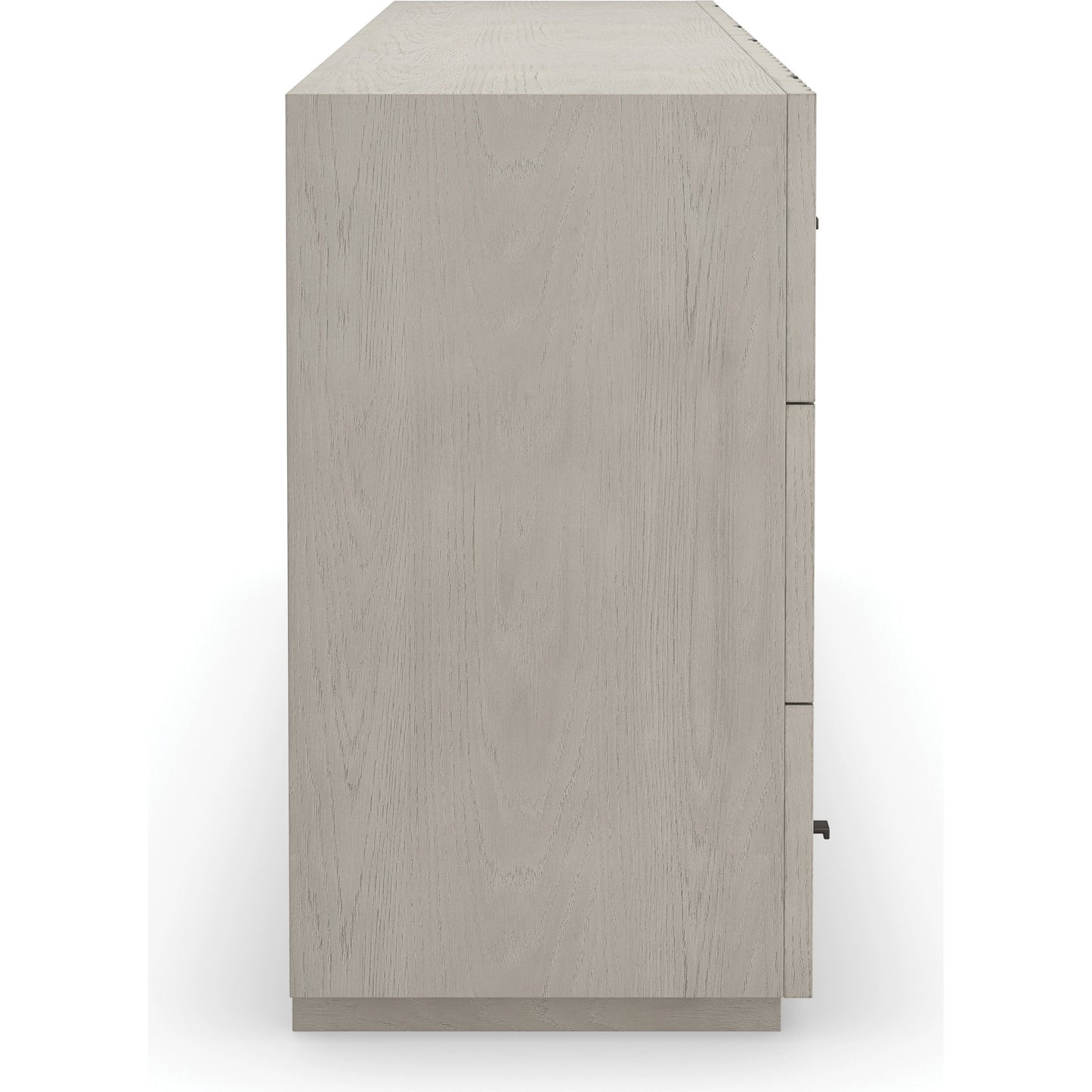 002 SI-2095946 | Additional Silo | Clancy Dresser by Caracole in fossil, matte black metal. Made from ash, oak in a modern style.