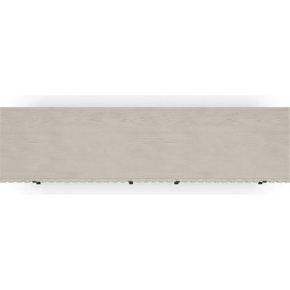 Clancy Dresser by Caracole in fossil, matte black metal. Made from ash, oak in a modern style.
