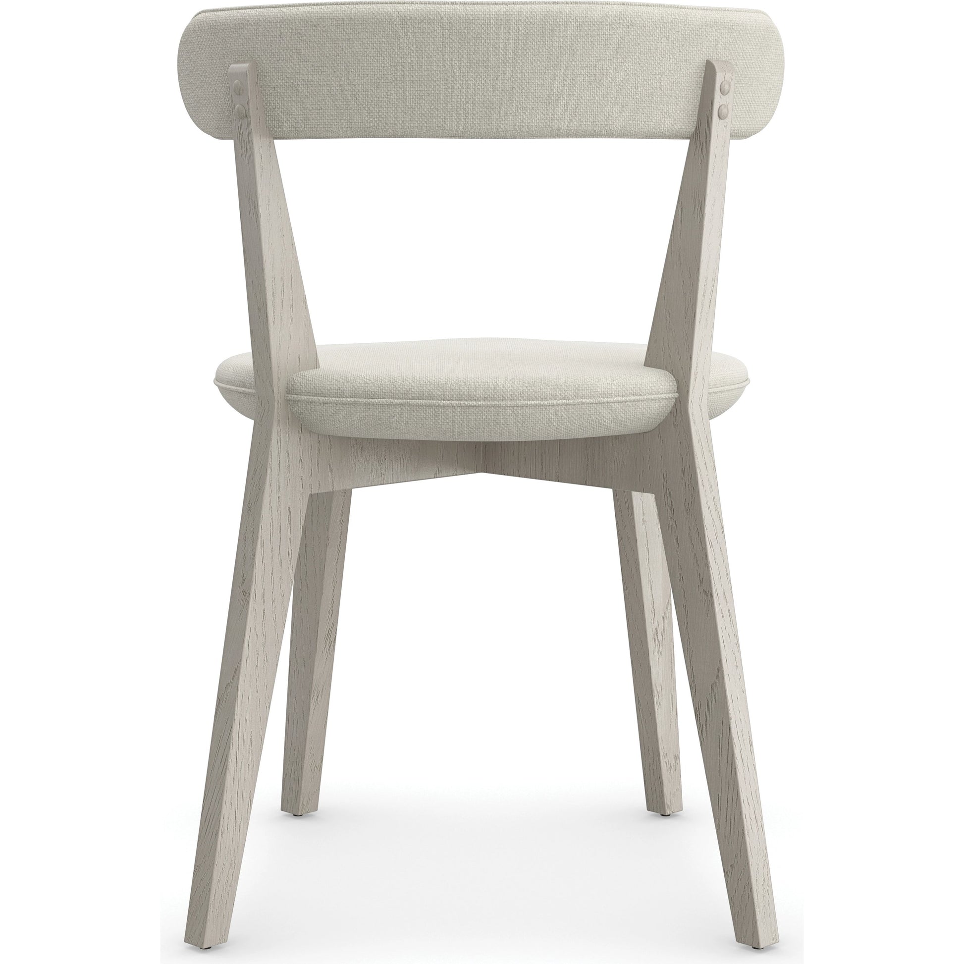 Bliss Dining Chair by Caracole in fossil. Made from ash, oak, linen in a modern style.