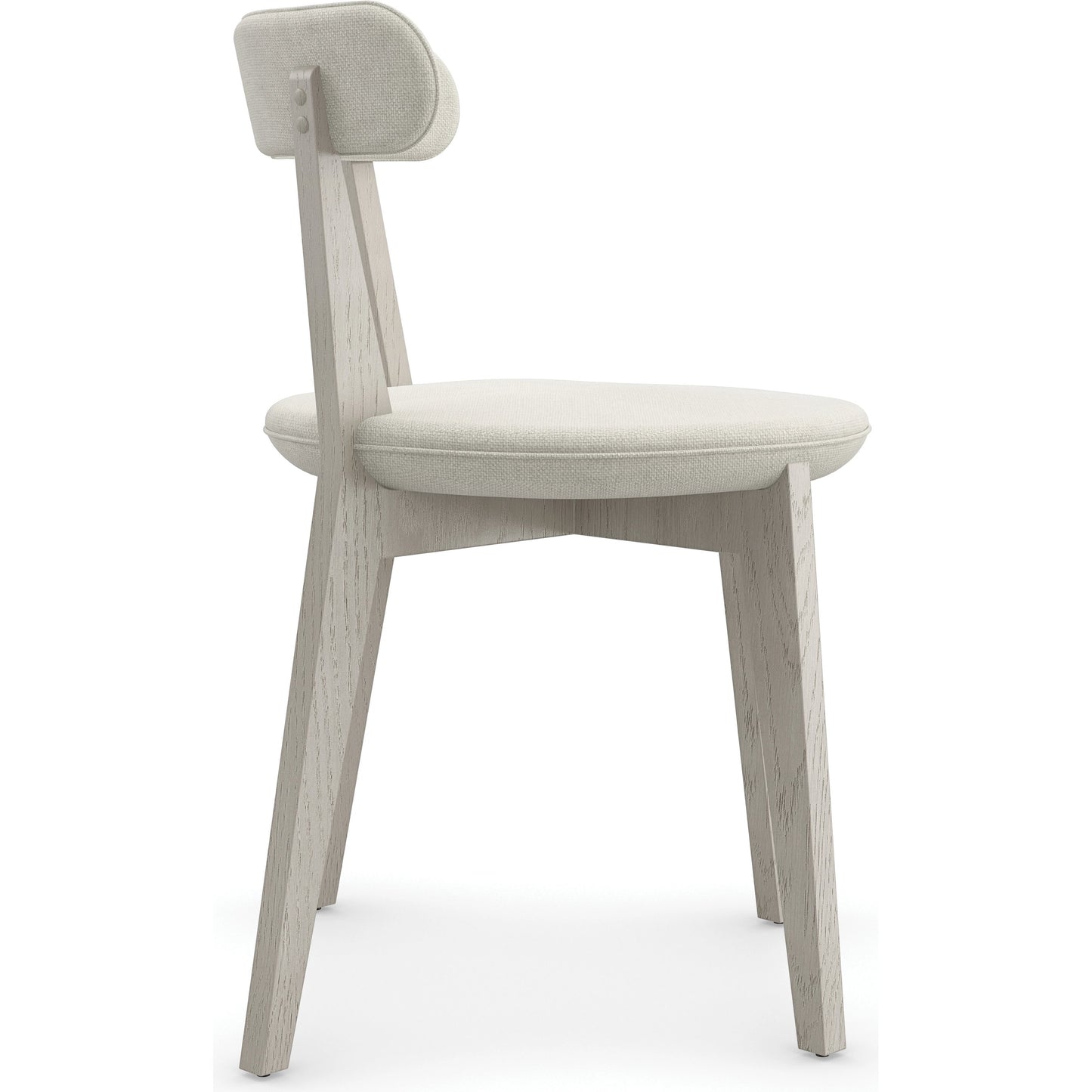 002 SI-2095953 | Additional Silo | Bliss Dining Chair by Caracole in fossil. Made from ash, oak, linen in a modern style.