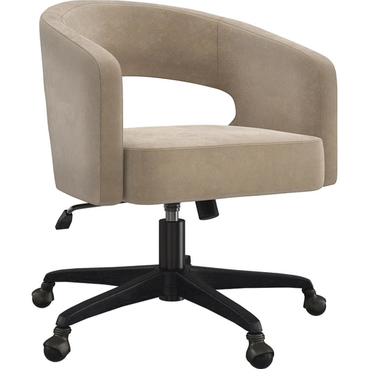 Blythe Desk Chair by Caracole in basalt. Made from ash, oak in a unique style.