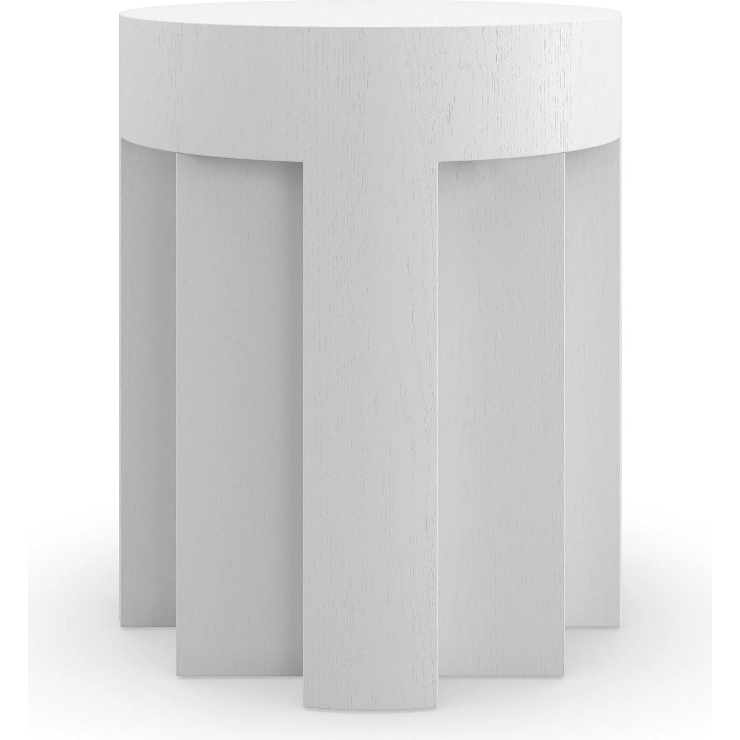 002 SI-2193834 | Additional Silo | Eli Side Table by Caracole in chalk. Made from ash, oak in a modern style.