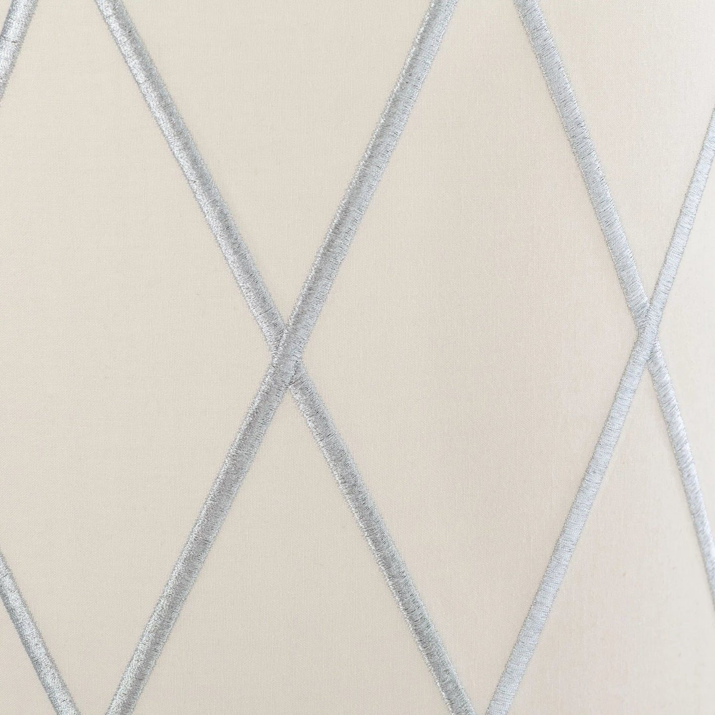 002 SI-1905591 | Closeup | Kohen Ceiling Light - 24865 by Surya in translucent, beige, gray, white and powder coated. Made from cotton, fabric, metal in a modern style.