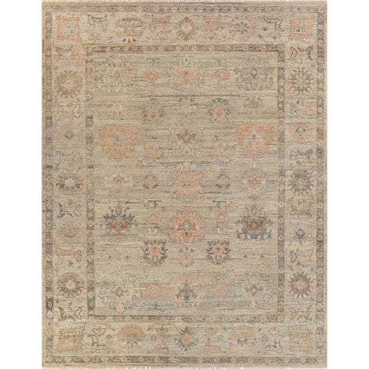 Khotan Rug - 30742 by Surya in light gray, camel. Made from 100% wool in a unique style.