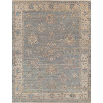 Khotan KHT-2303 Rug by Surya in sage, blue, mauve, light beige, cream. Made from 100% wool in a unique style.