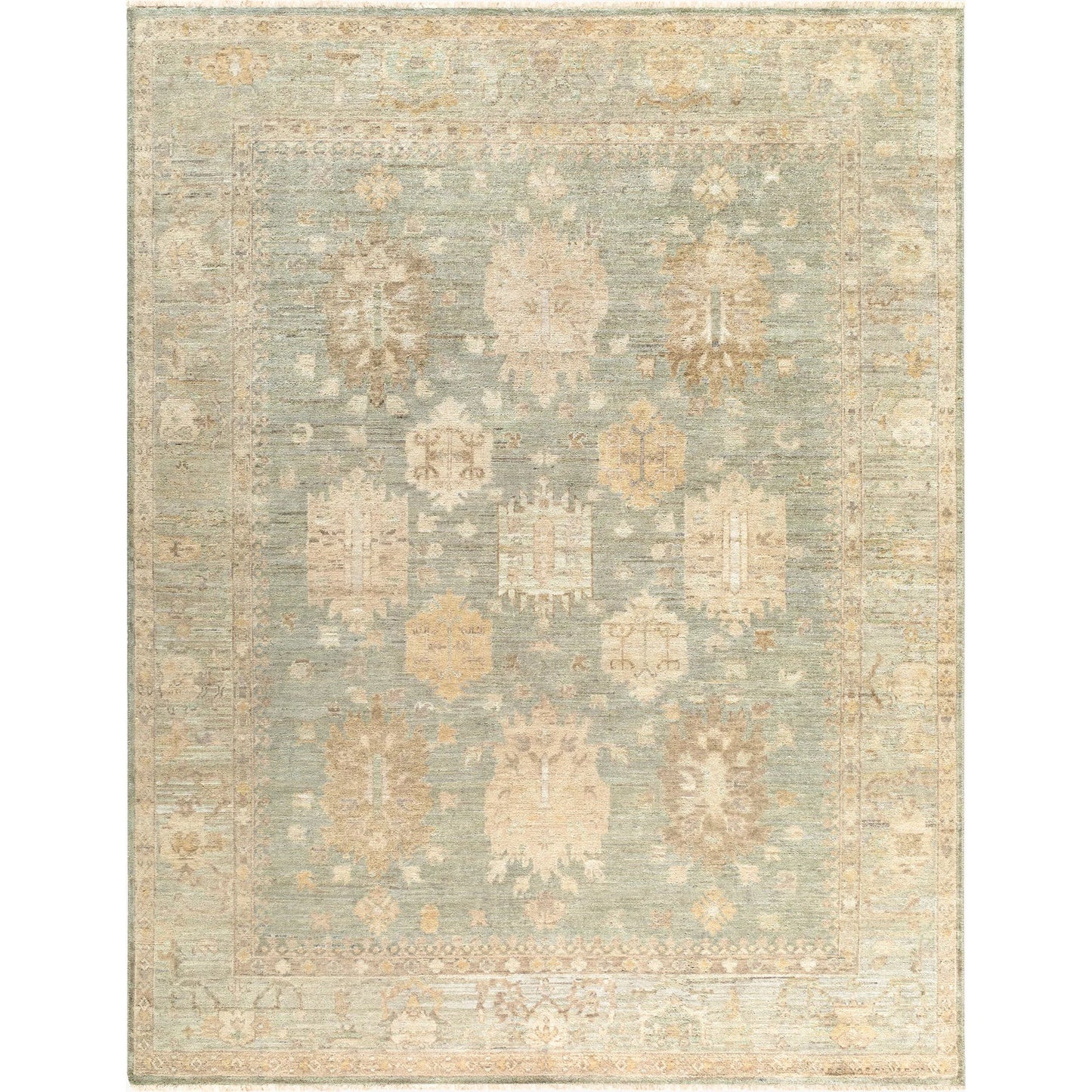 001 SI-2258977,SI-2258978,SI-2258979,SI-2258980 | Primary Silo | Khotan KHT-2304 Rug by Surya in sage, sandstone, ivory, taupe, dusty blue. Made from wool in a unique style.