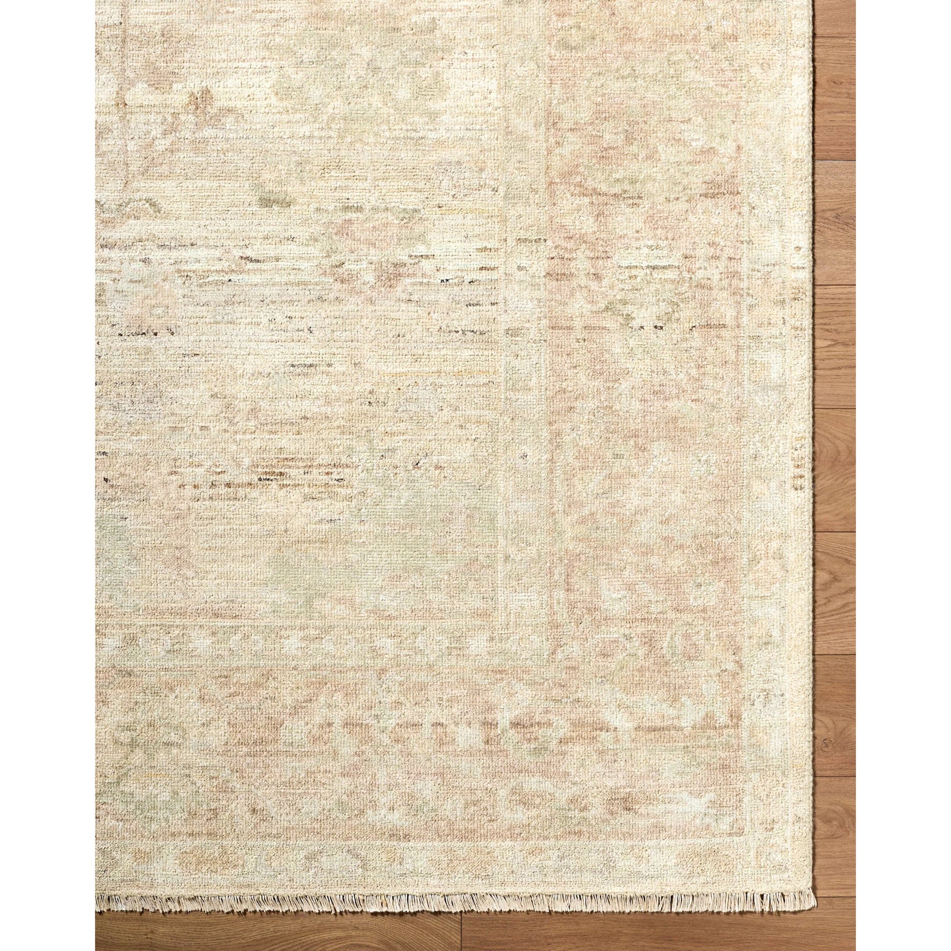 Khotan KHT-2305 Rug by Surya in beige, blush, sage, cream, taupe. Made from wool in a unique style.