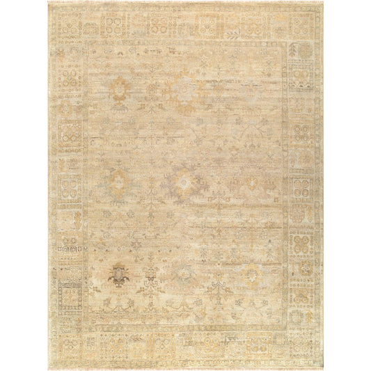 Khotan KHT-2306 Rug by Surya in beige, sand, taupe, sage, dusty rose. Made from wool in a unique style.