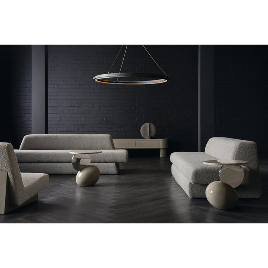 Nova Sofa by Caracole in grey. Made from unique in a modern style.