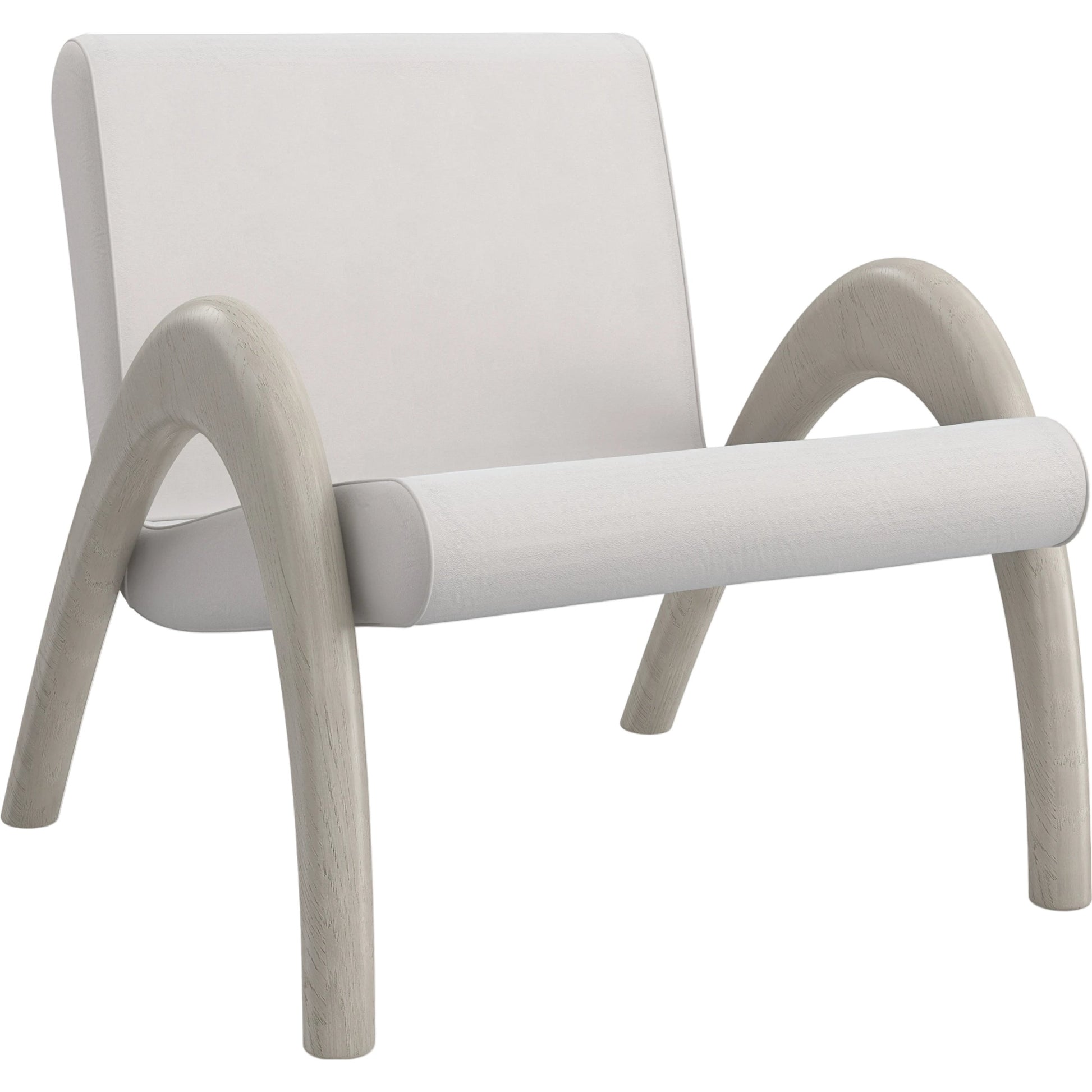 Coco Accent Chair by Caracole in taupe and fossil. Made from ash in a modern style.